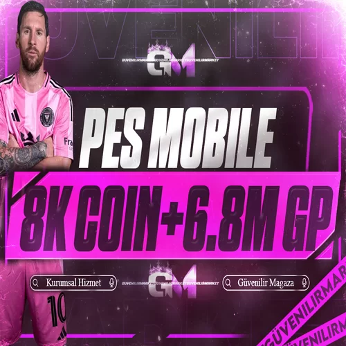 PES Mobile 8000 Coin +6.8M GP